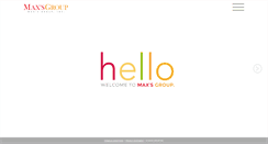 Desktop Screenshot of maxsgroupinc.com