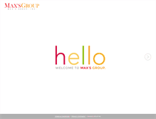 Tablet Screenshot of maxsgroupinc.com